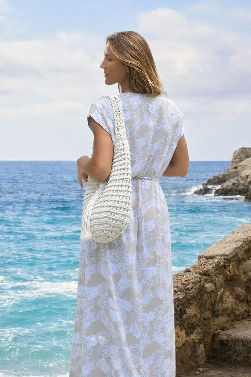 Hot Lava Lugano Dress Tropicana Pebble
