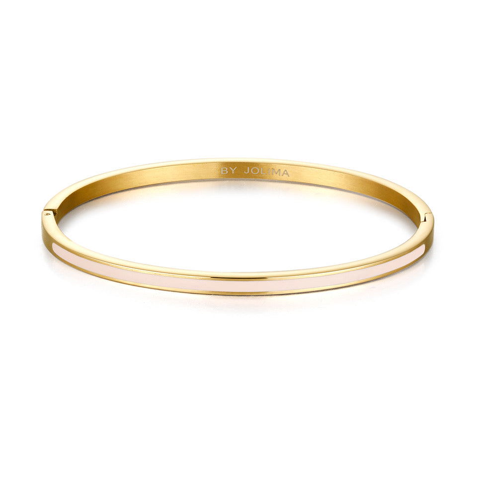 ByJolima Poppy Mini Bangle Nude Gold