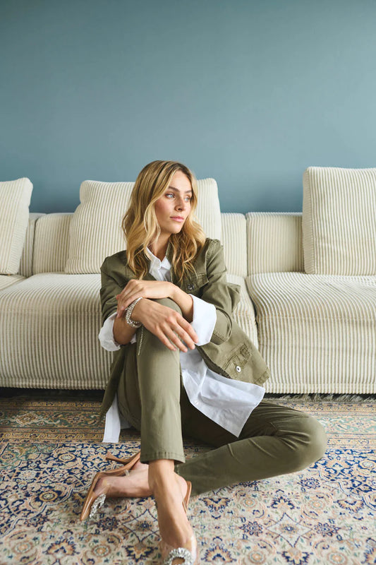 Costamani Capri Pants - Army