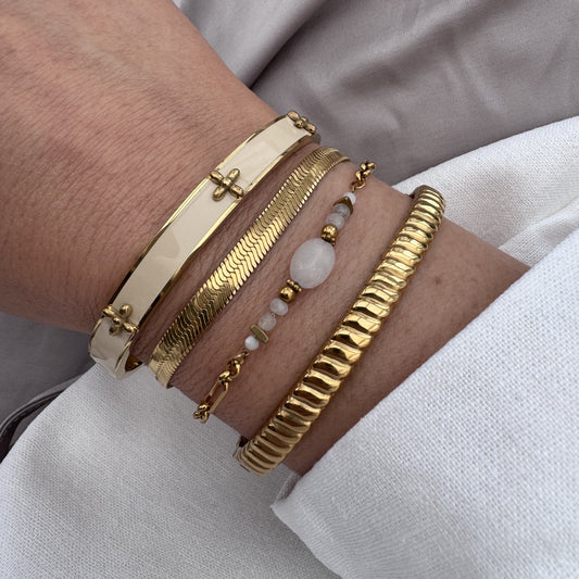 ByJolima Angeline Large Bracelet Gold