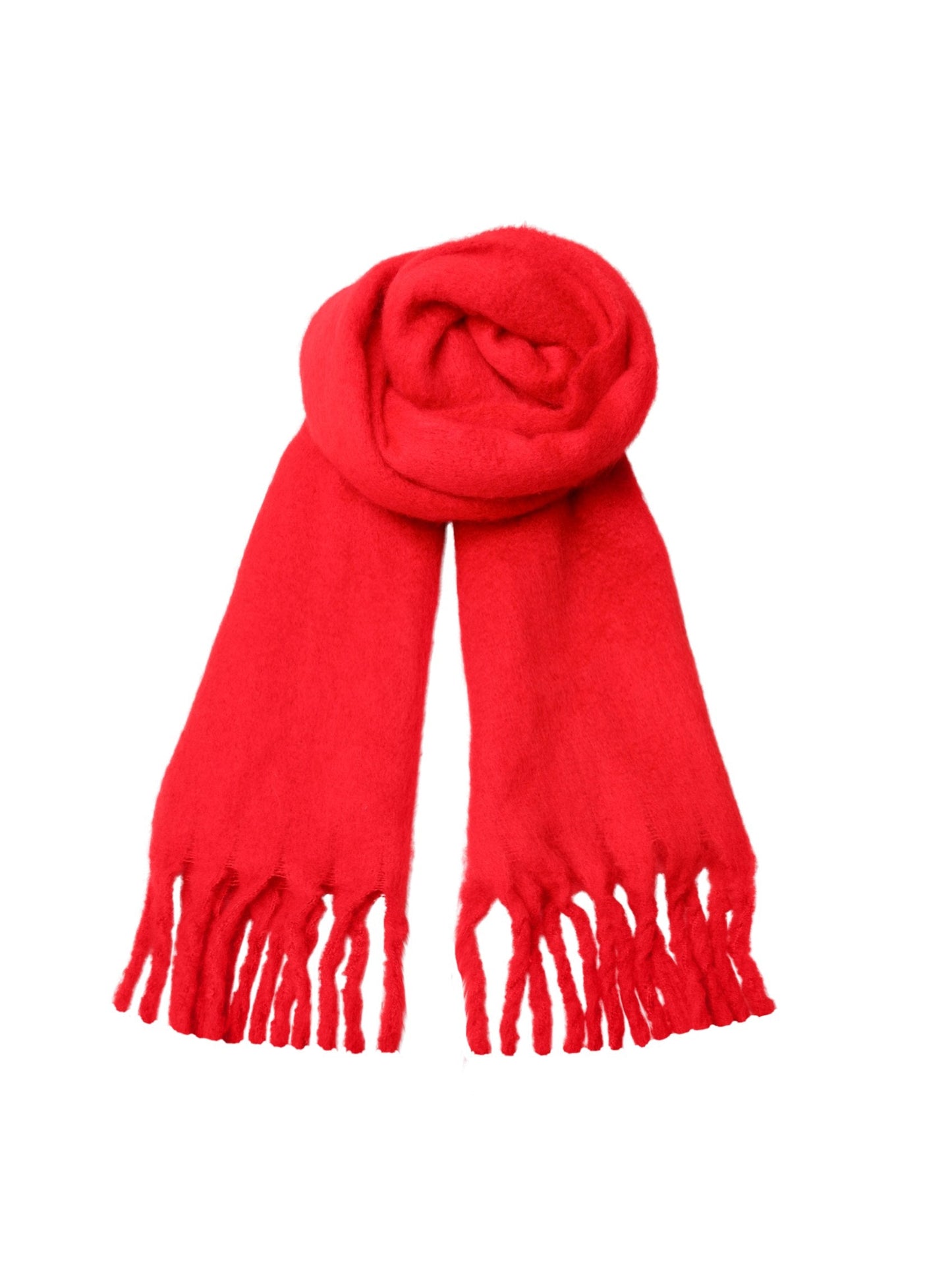 Black Colour Lorraine scarf Red