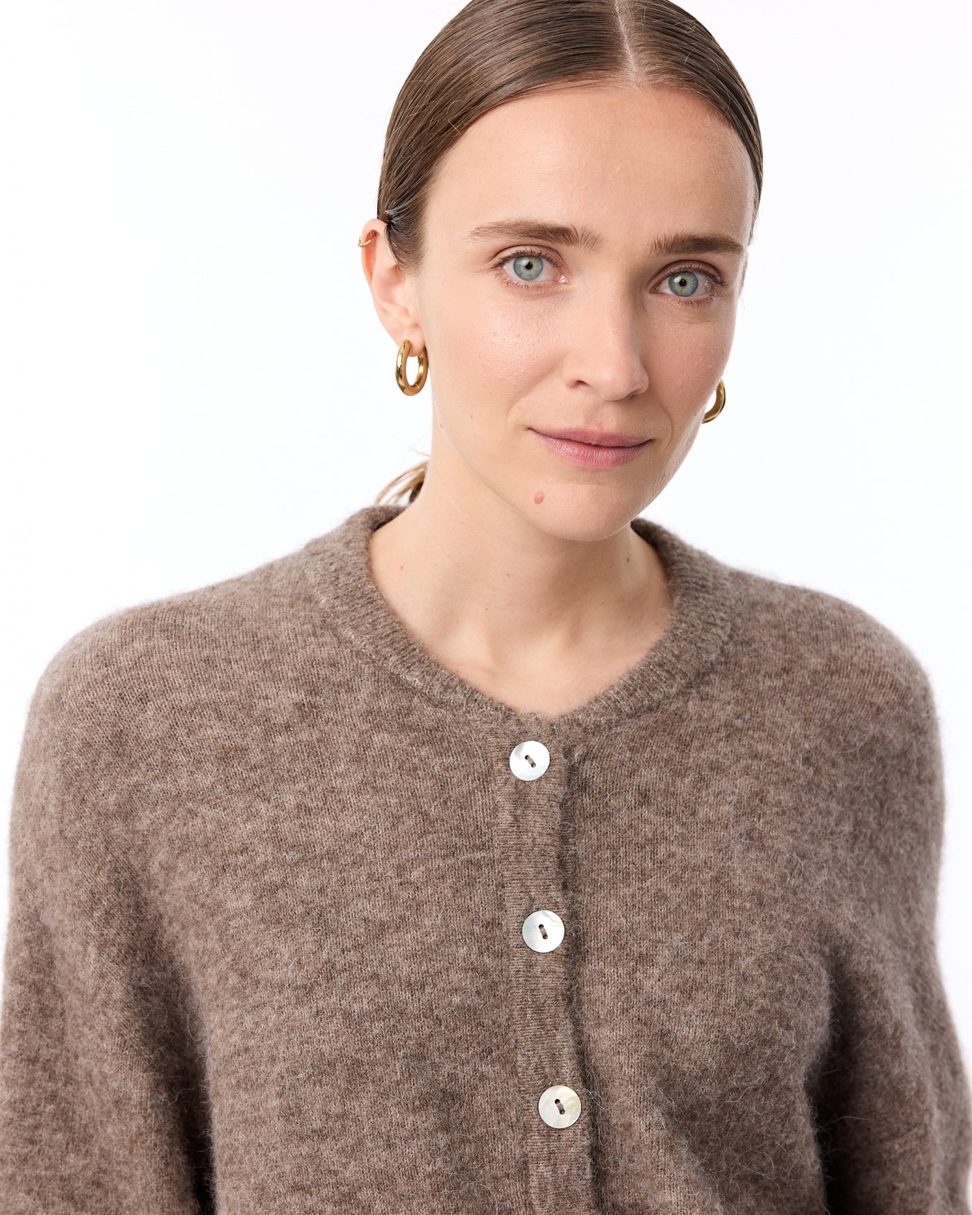 Knit-ted Britney Cardigan Walnut