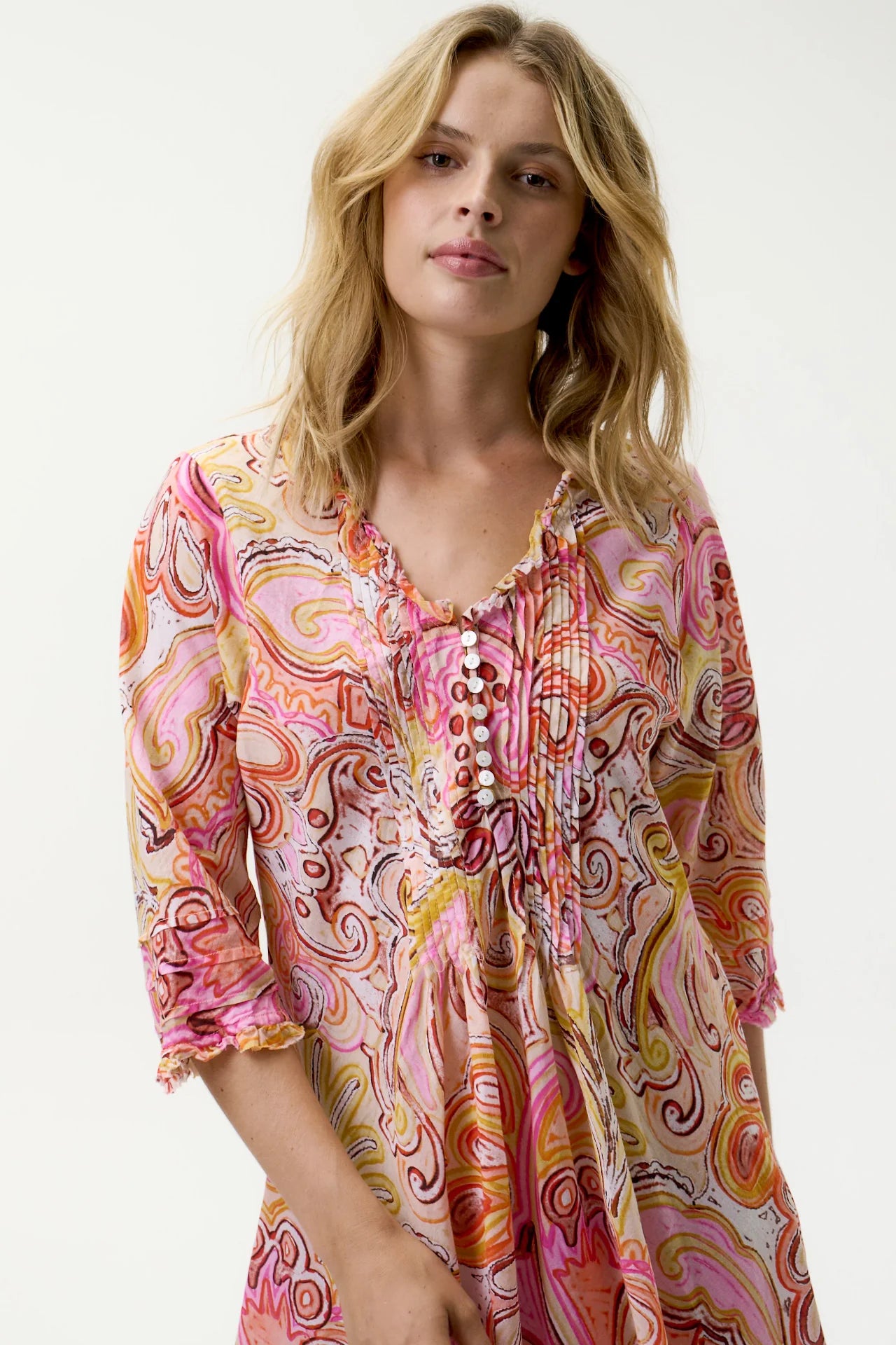 One Season Muscat Middy Poppy Dress