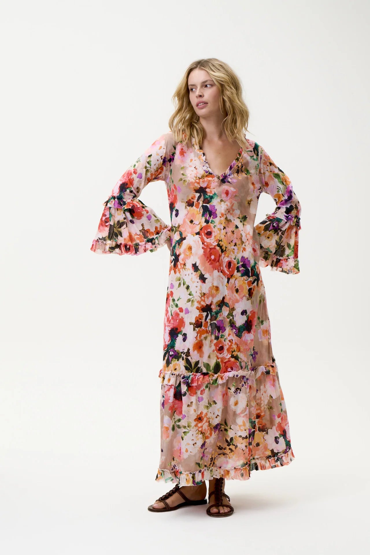 One Season Soller Long Indi Dress