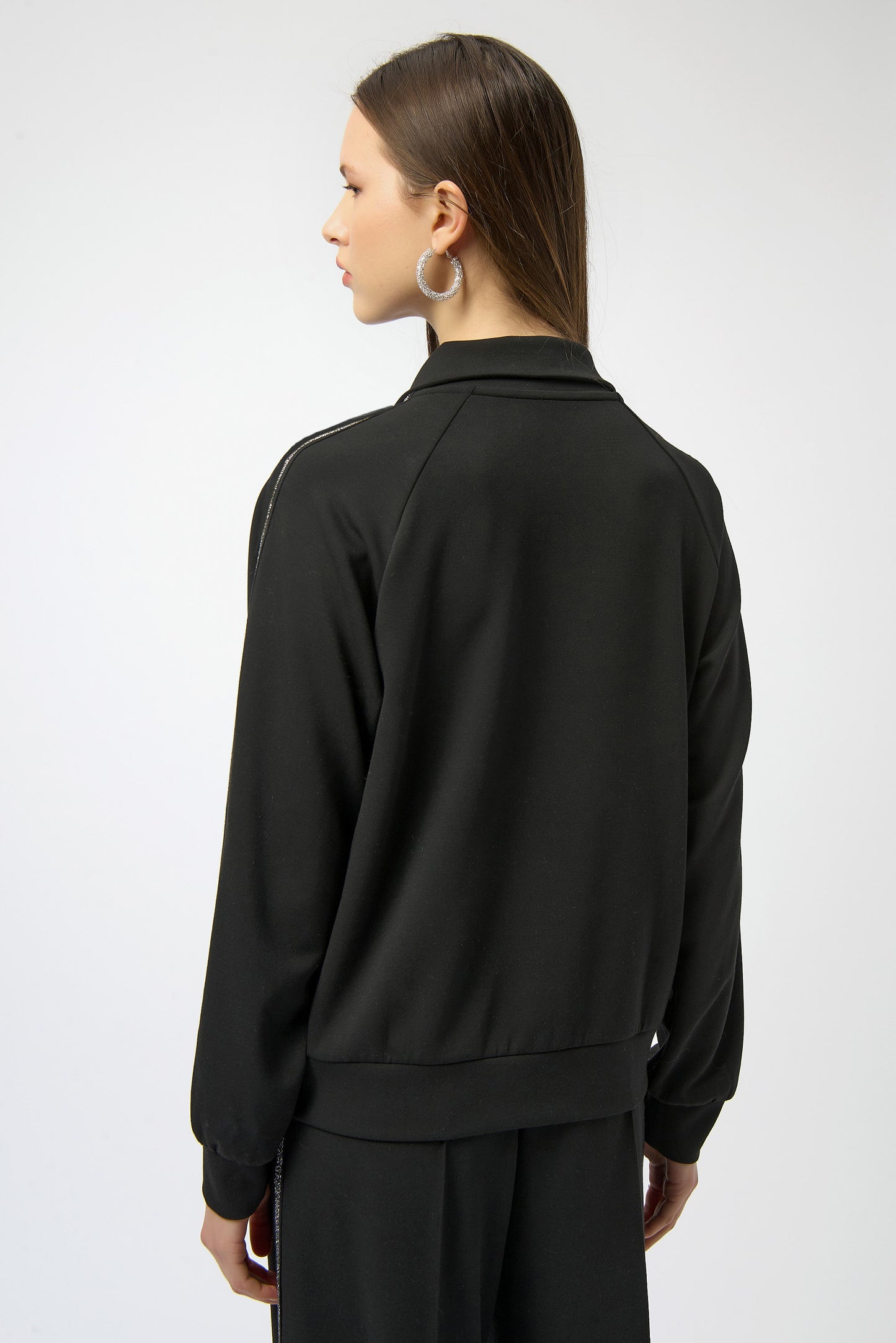 Joseph Ribkoff Scuba Jersey Jacket - Black