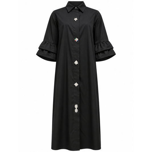 Costamani Amina Long Shirt - Black