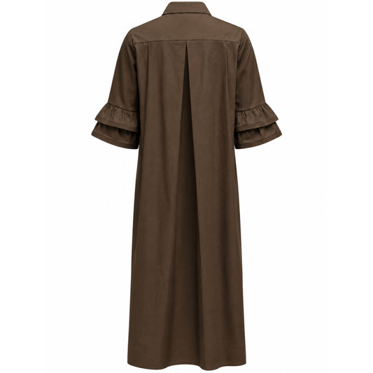 Costamani Amina Long Shirt - Choco
