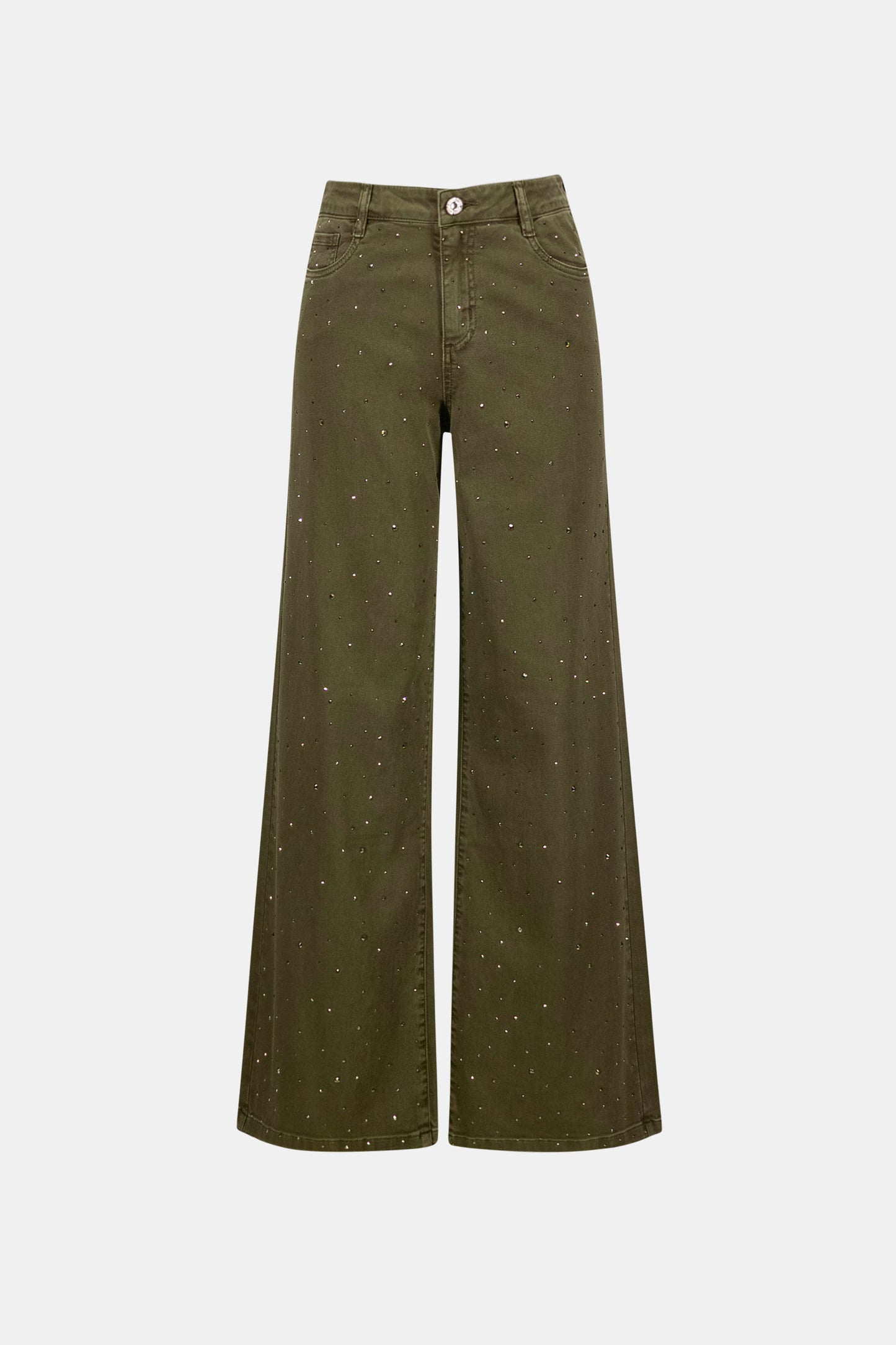 Joseph Ribkoff Rhinestone Jeans Army