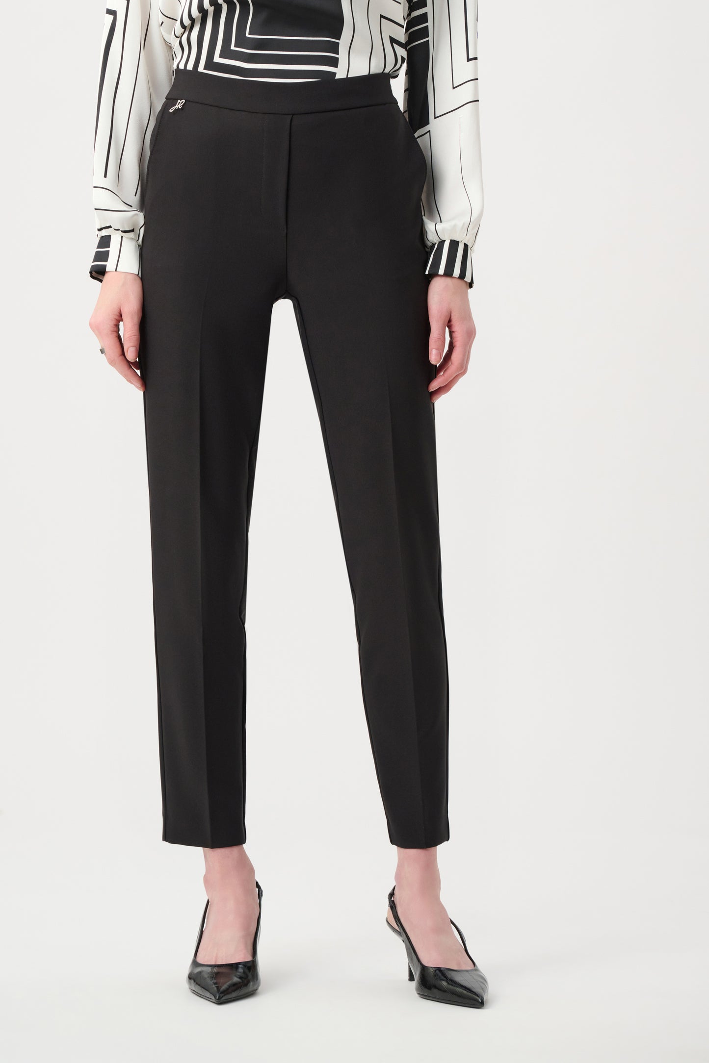 Joseph Ribkoff Lux Twill Slim Fit Pull-On Pants - 263001