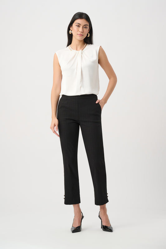 Joseph Ribkoff Jacquard Slim Fit Pull-On Pants - 263042