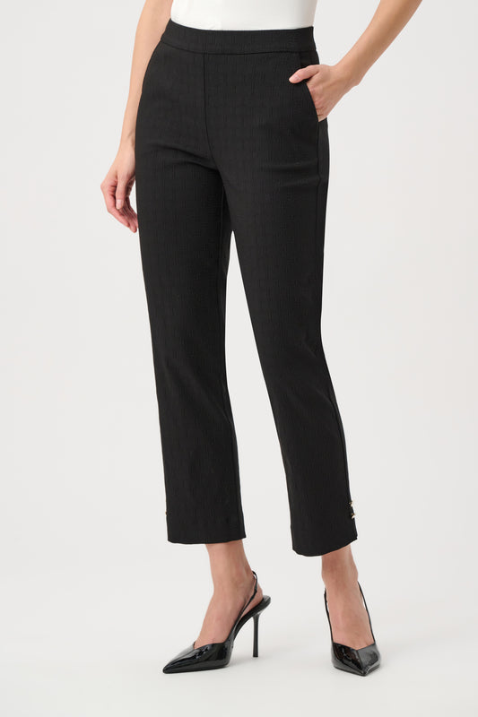 Joseph Ribkoff Jacquard Slim Fit Pull-On Pants - 263042