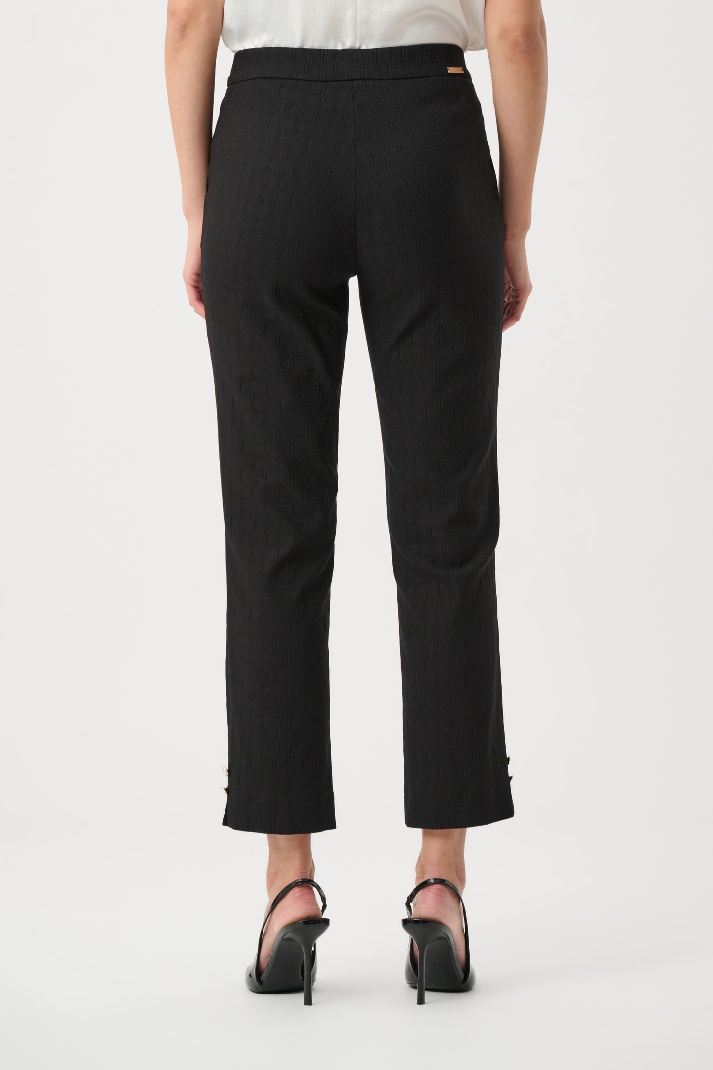 Joseph Ribkoff Jacquard Slim Fit Pull-On Pants - 263042