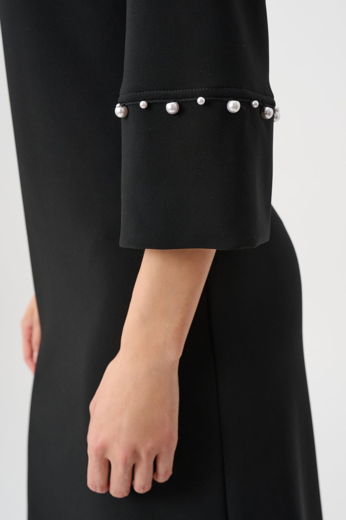 Joseph Ribkoff Silky Knit A-Line Dress With Pearl Detail - 263115 – produktbilde 4