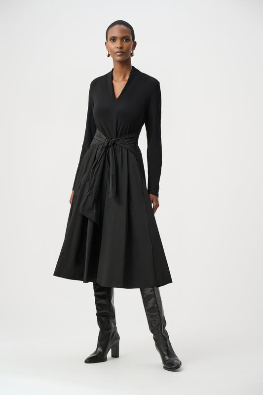 Joseph Ribkoff Silky Knit and Memory Flare Dress - 263145