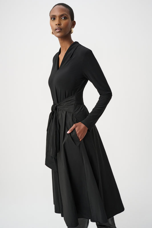 Joseph Ribkoff Silky Knit and Memory Flare Dress - 263145