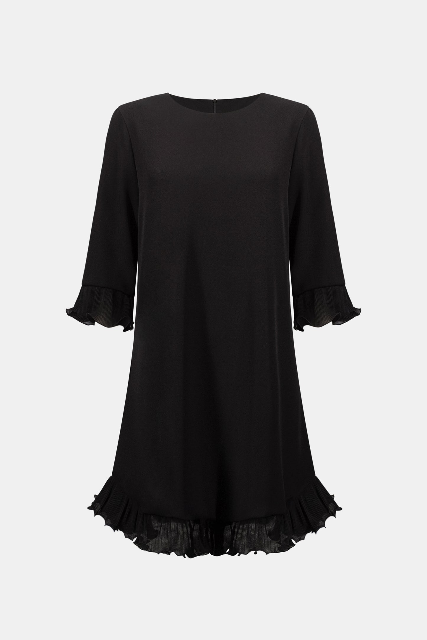 Joseph Ribkoff Georgette Ruffled-Trim Trapeze Dress - 263189