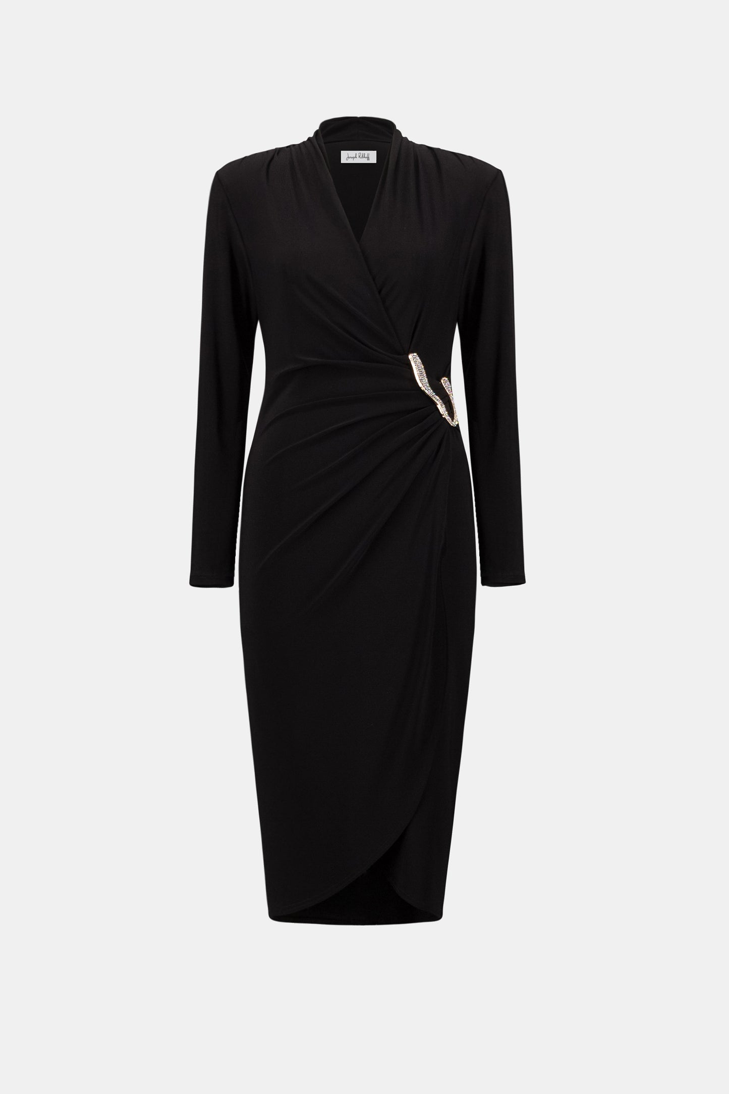 Joseph Ribkoff Silky Knit Sheath Wrap Dress - 263709
