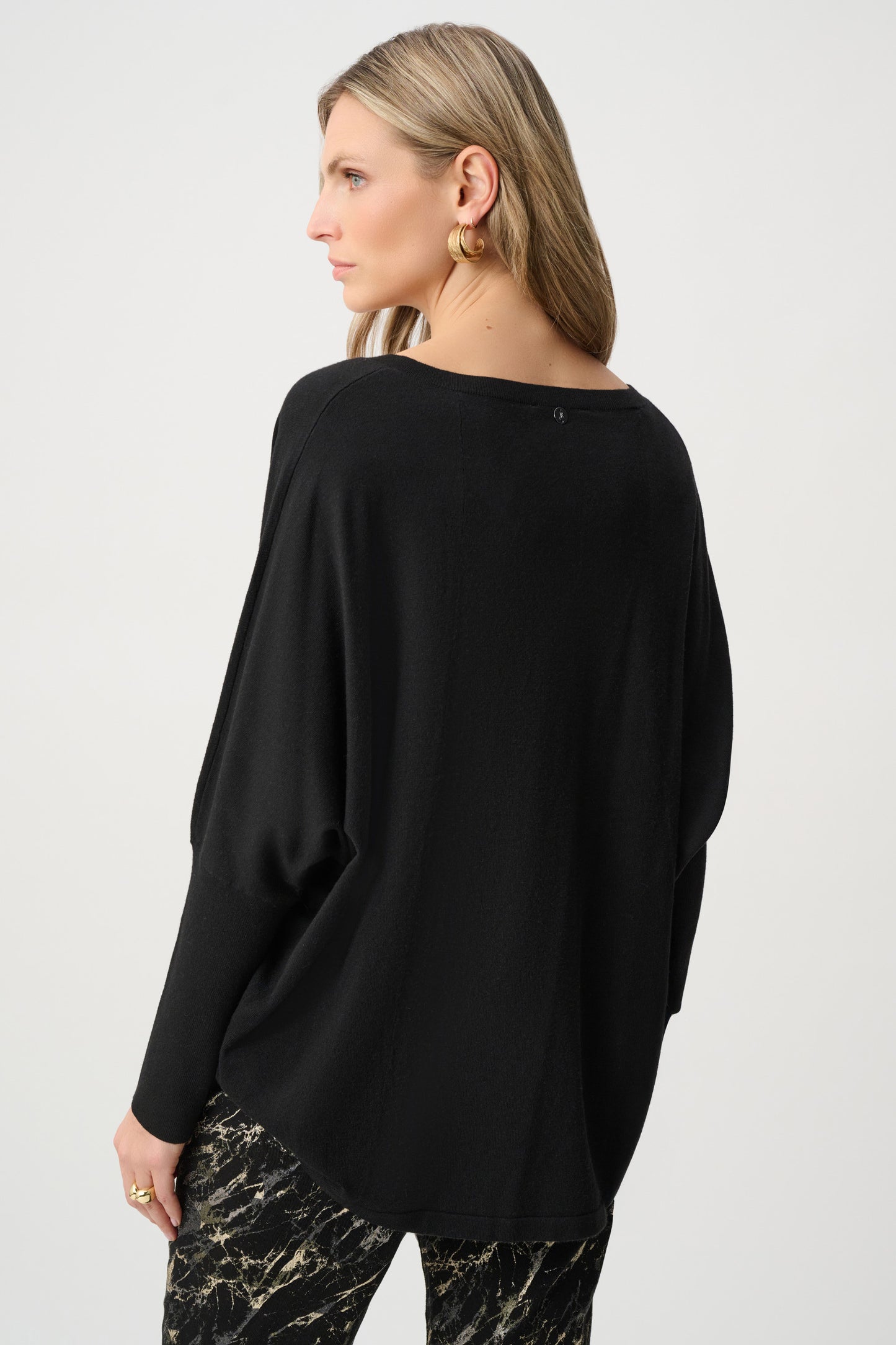Joseph Ribkoff Viscose Knit Fringed Sweater - 263939