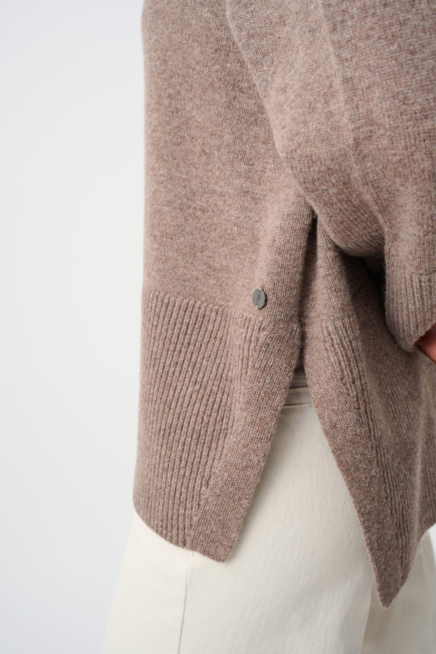 Joseph Ribkoff Wool Boxy Crewneck Sweater - 263959