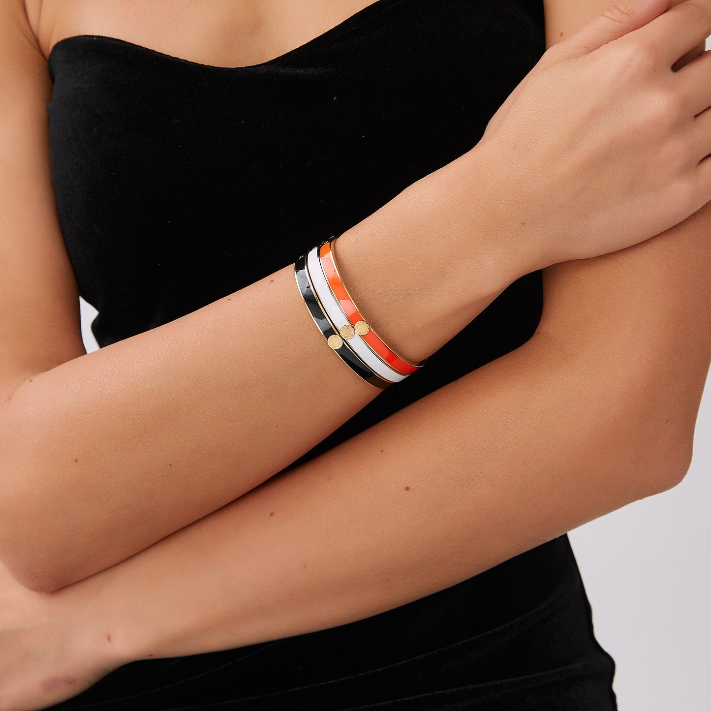 ByJolima Palermo Bangle Black Gold