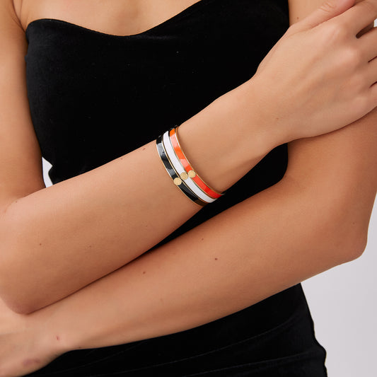ByJolima Palermo Bangle Black Gold