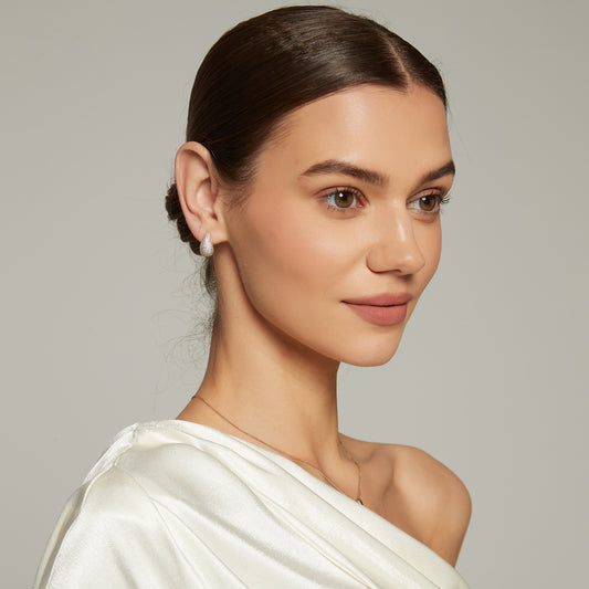 ByJolima Corinne Crystal Small Earring Gold