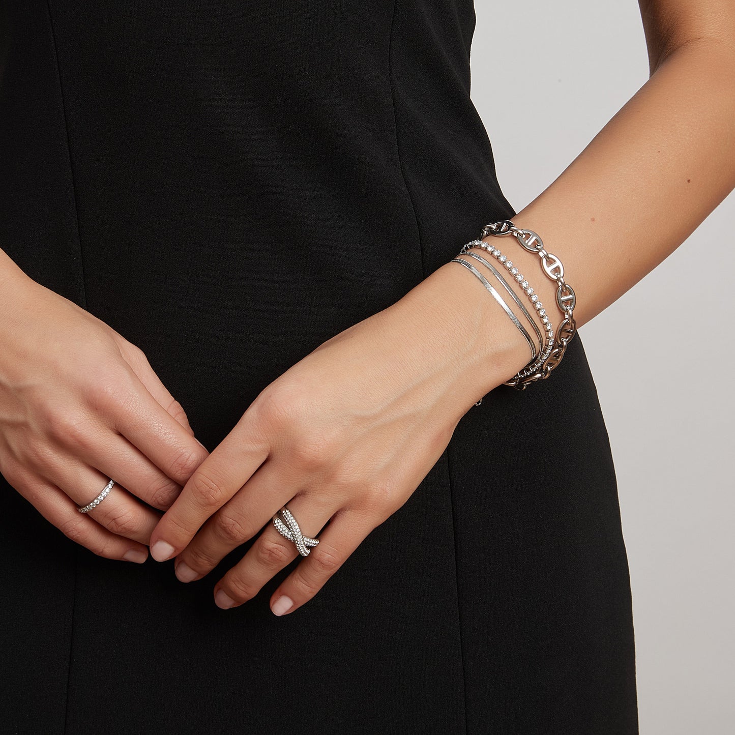 ByJolima Celine Tennisbracelet, Crystal