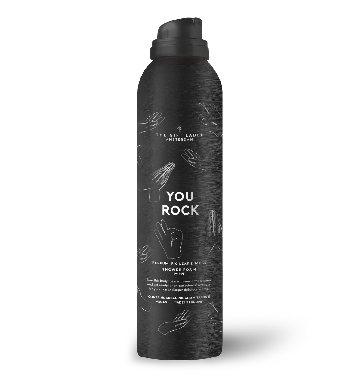 The Gift Label Shower Foam for Menn 200ml - You Rock