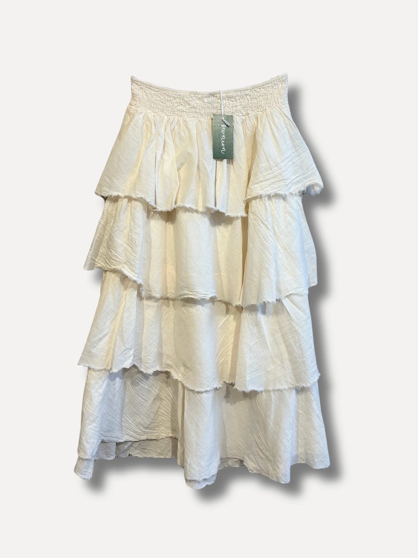 Reunion Boo Boho Skirt - Cream