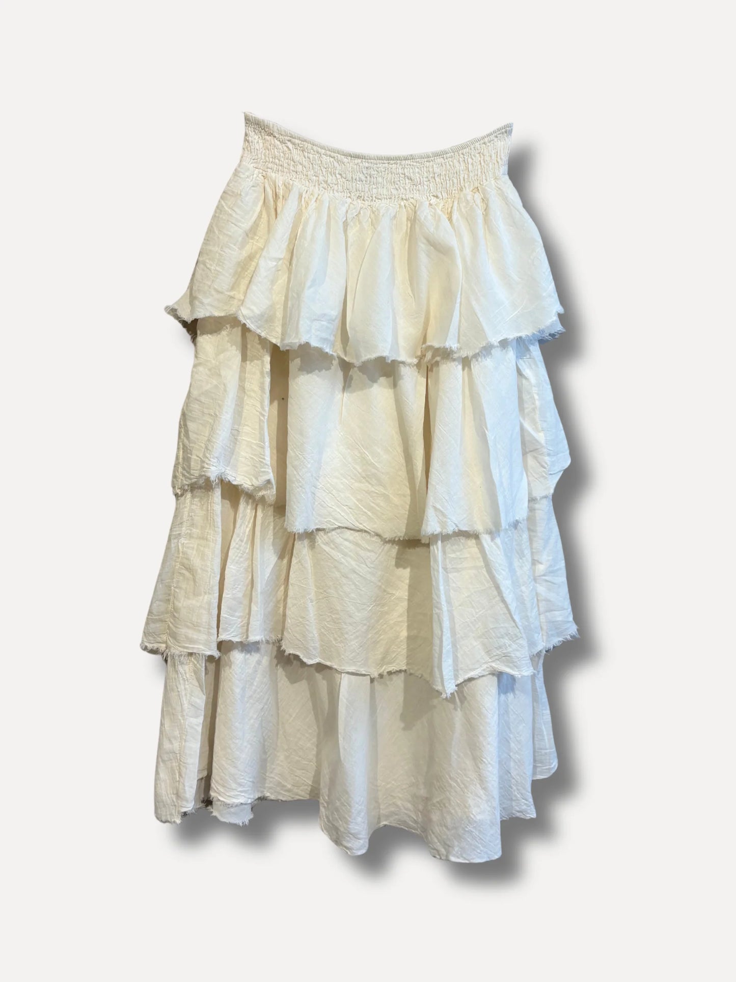 Reunion Boo Boho Skirt - Cream