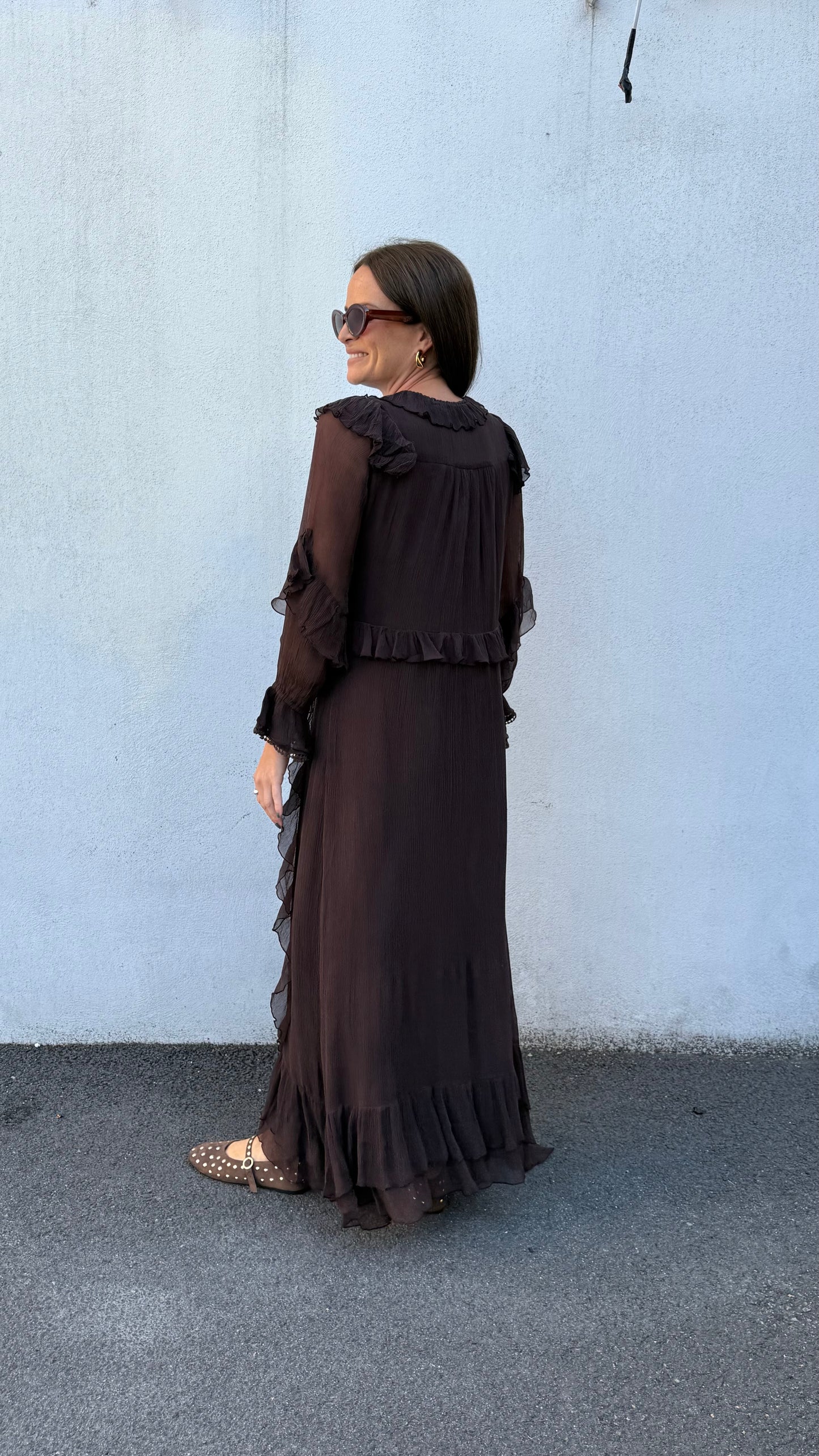 Moliin Ingrid Kjole Brun
