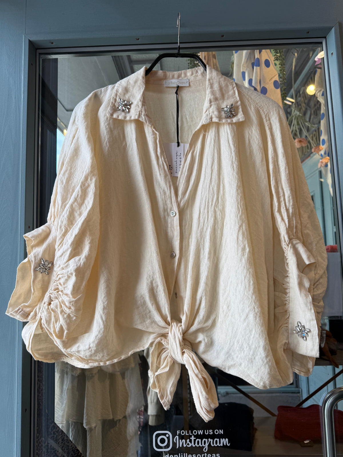 Sixtydays Bella Linbluse Beige