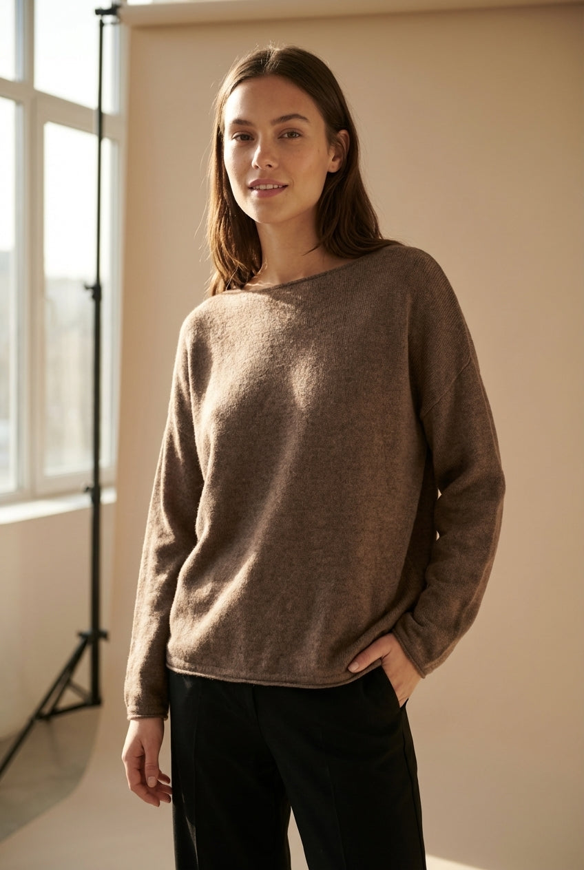 Notyz - BTF Mira Pure Cashmere Oversize Genser - Flere farger (500082)