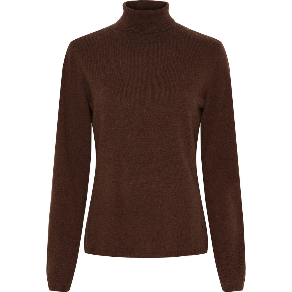 Notyz - BTF Karin Cashmere Turtleneck (50107) Chocolate Brown