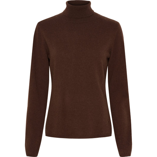 Notyz - BTF Karin Cashmere Turtleneck (50107) Chocolate Brown