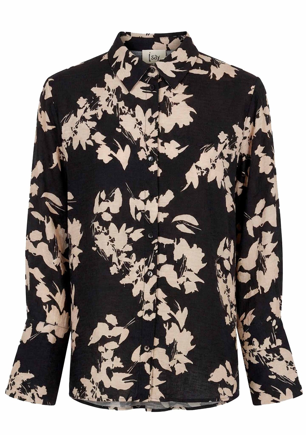 Isay Ane Shirt Black w/Cream
