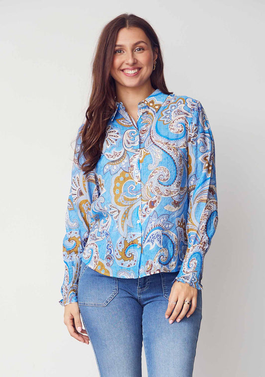 Isay Lotta Bluse Blå