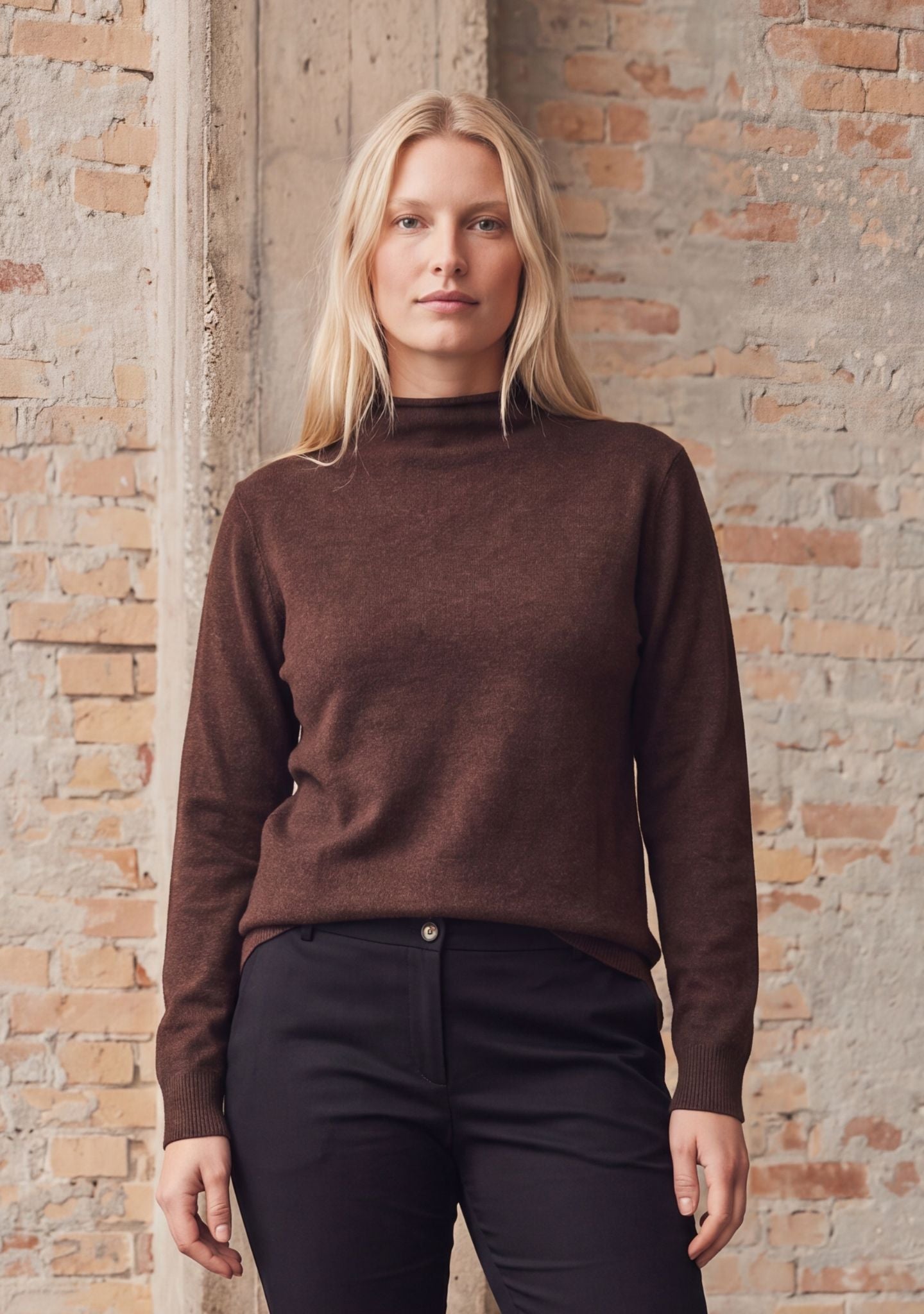 Isay Frigga A-Shape Pullover - Brun