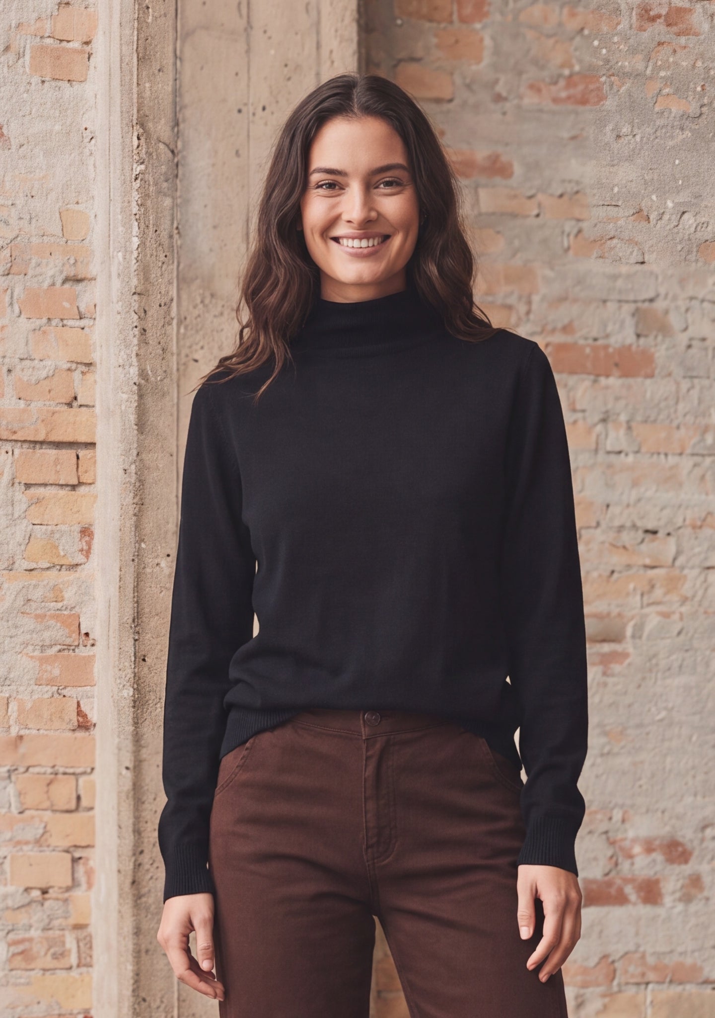 Isay Frigga A-Shape Pullover - Sort