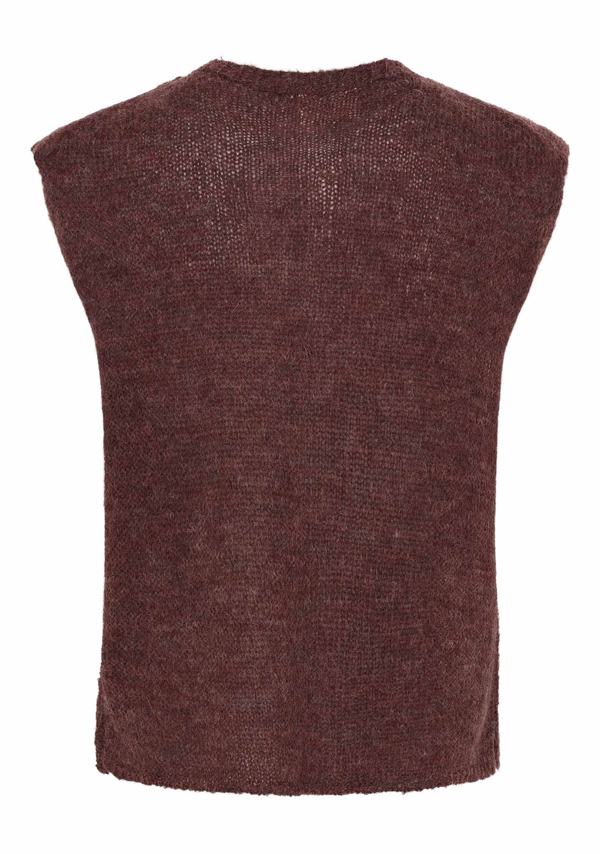 Isay Cosima Waistcoat Wine Melange