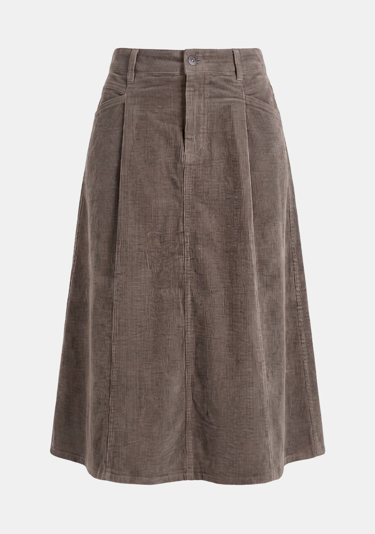 Isay Barbel Corduroy Skirt Washed Taupe