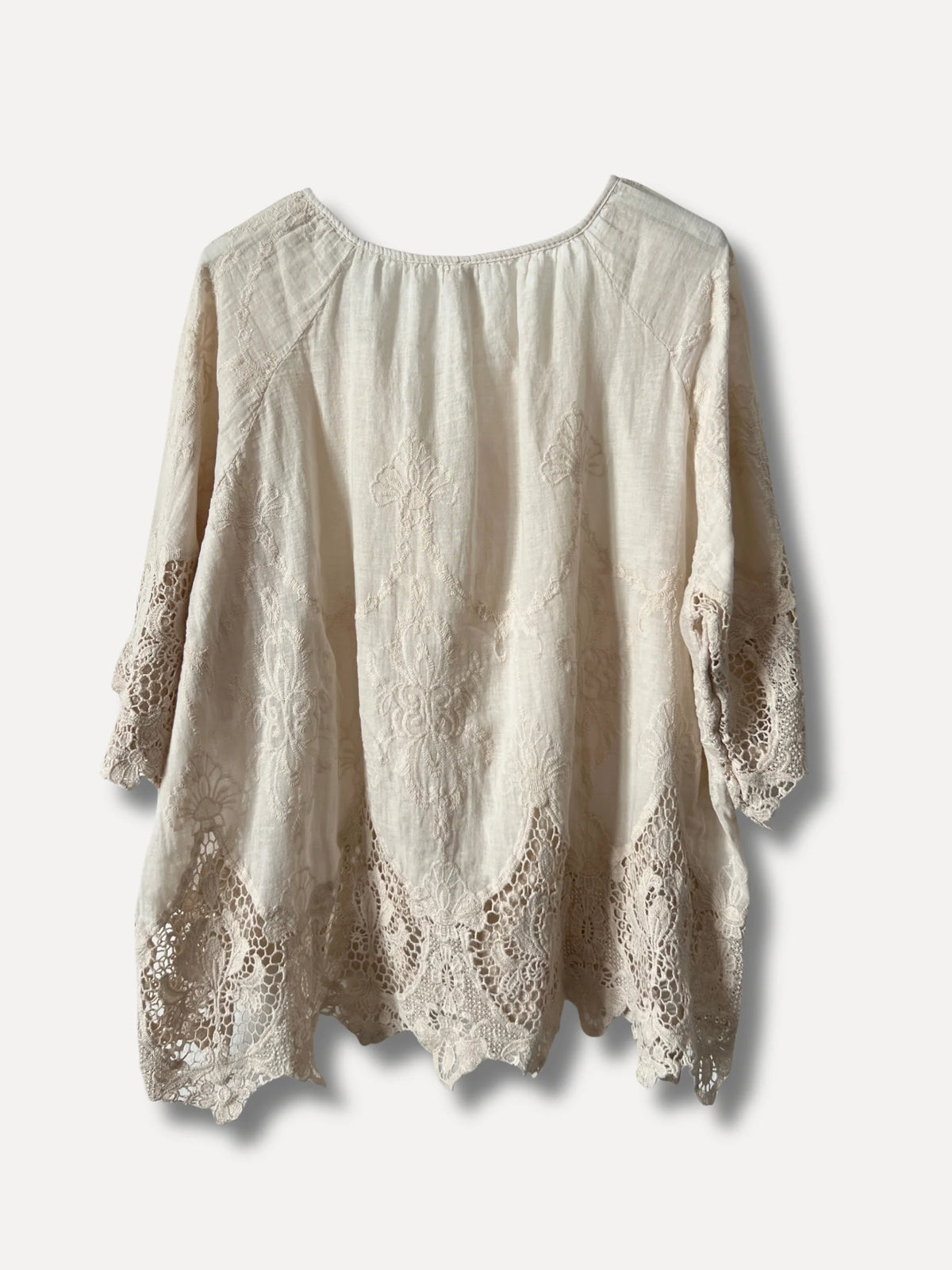Reunion Lama Lace Blouse Beige