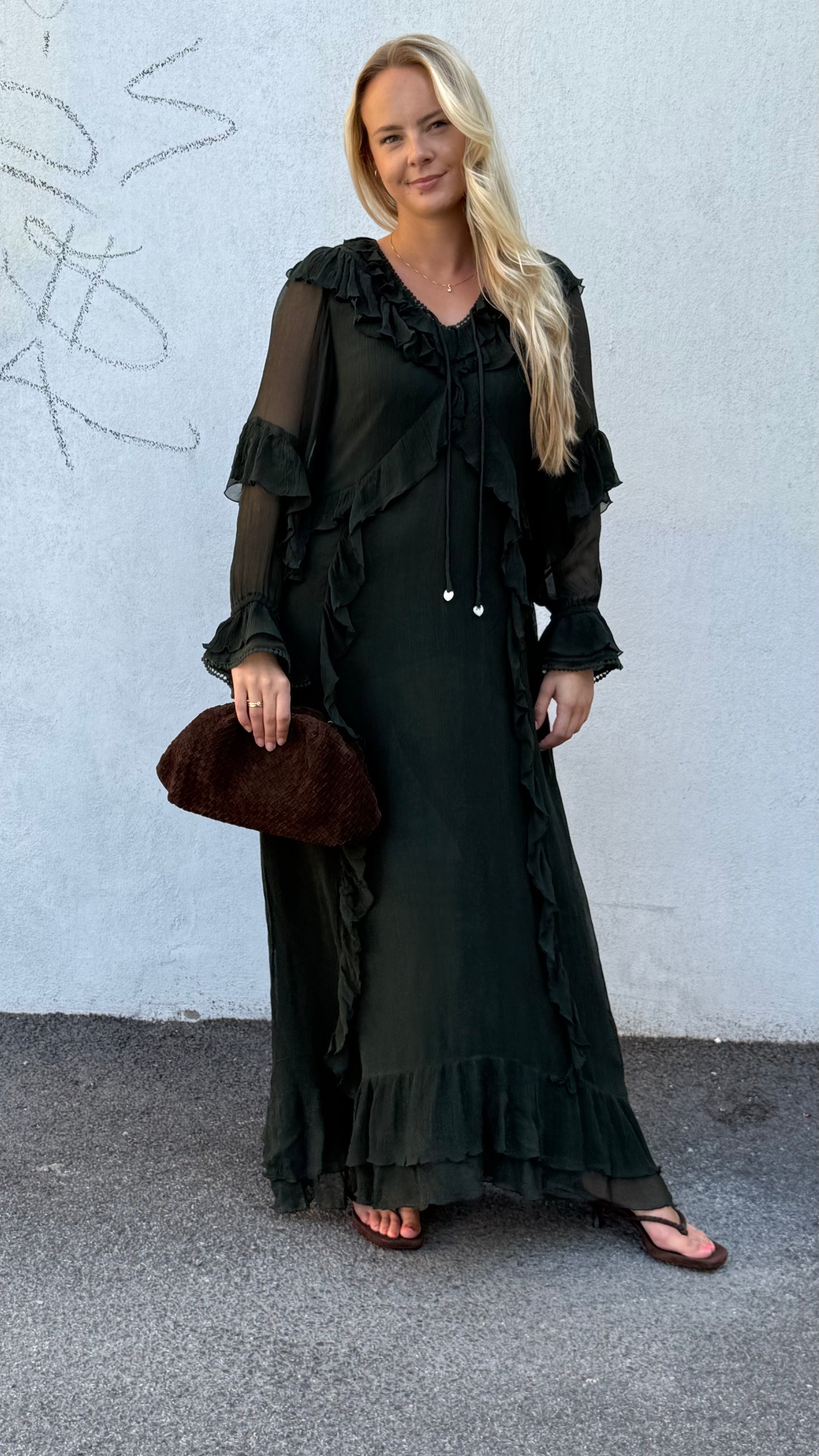 Moliin Ingrid Kjole Grønn