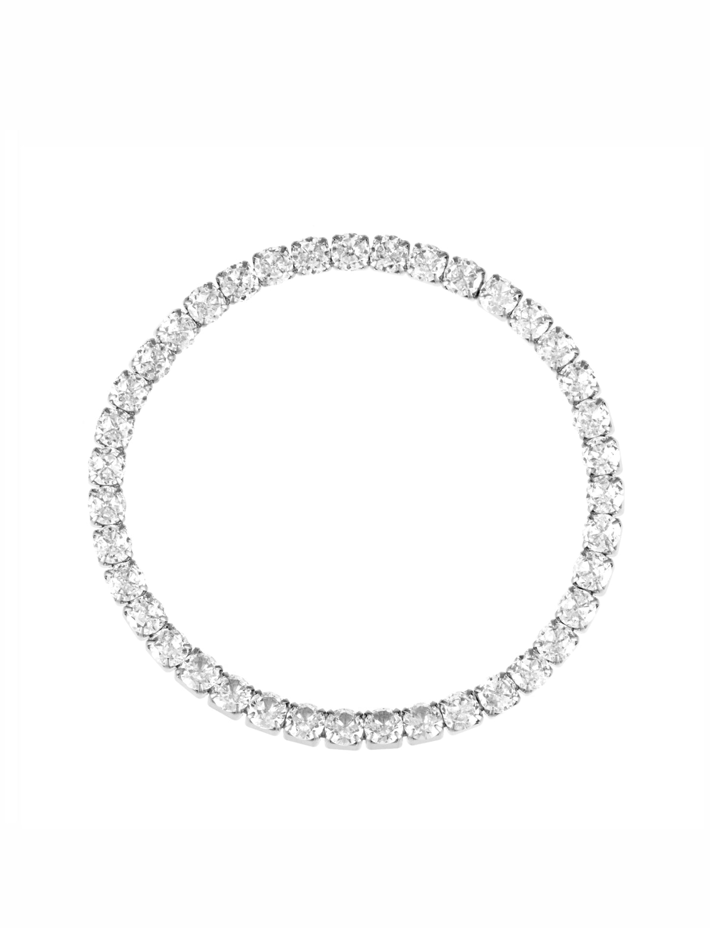 ByJolima Celine Elastic Tennisbracelet Silver – smykke fra ByJolima hos Den Lille Sorte
