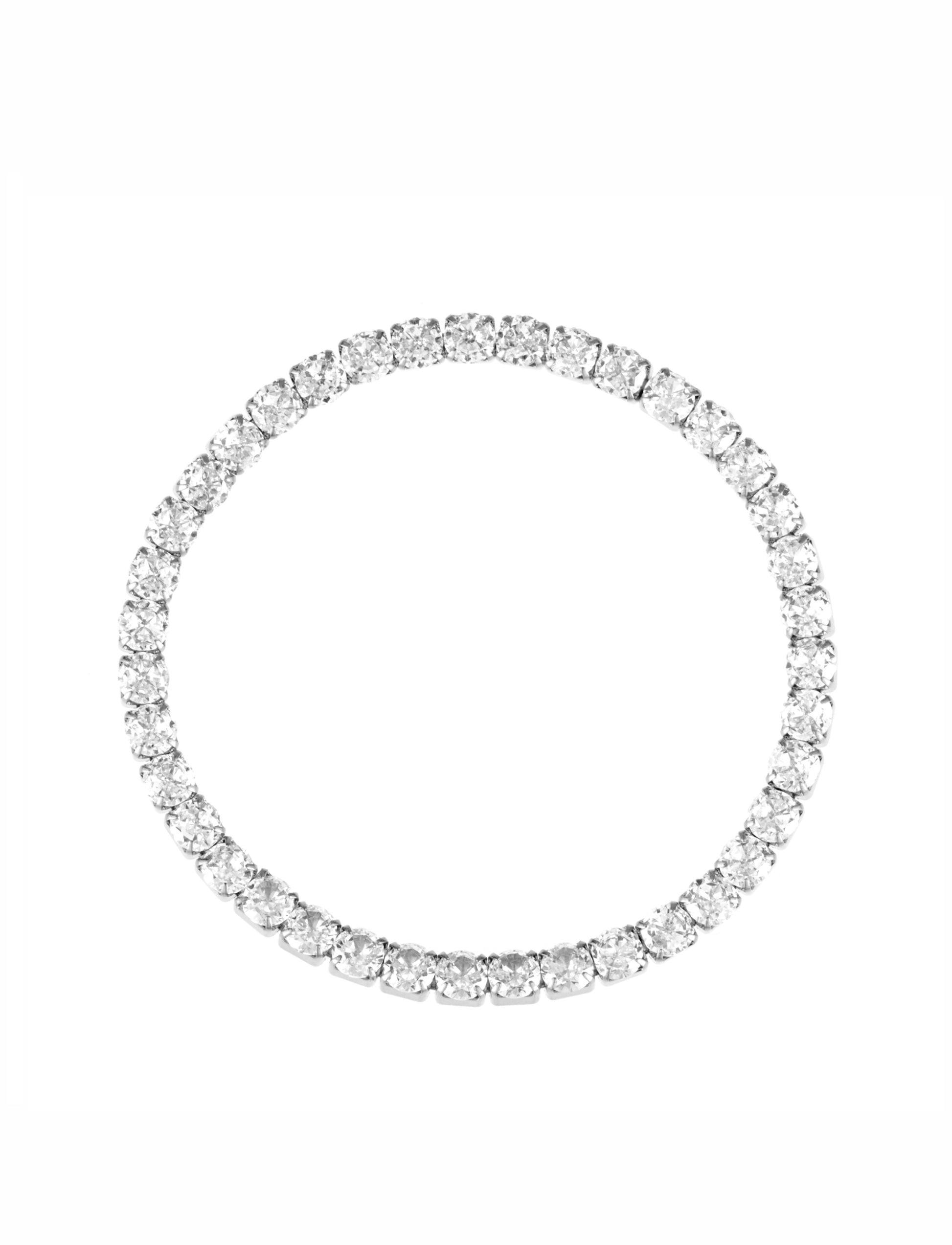 ByJolima Celine Elastic Tennisbracelet Silver – smykke fra ByJolima hos Den Lille Sorte