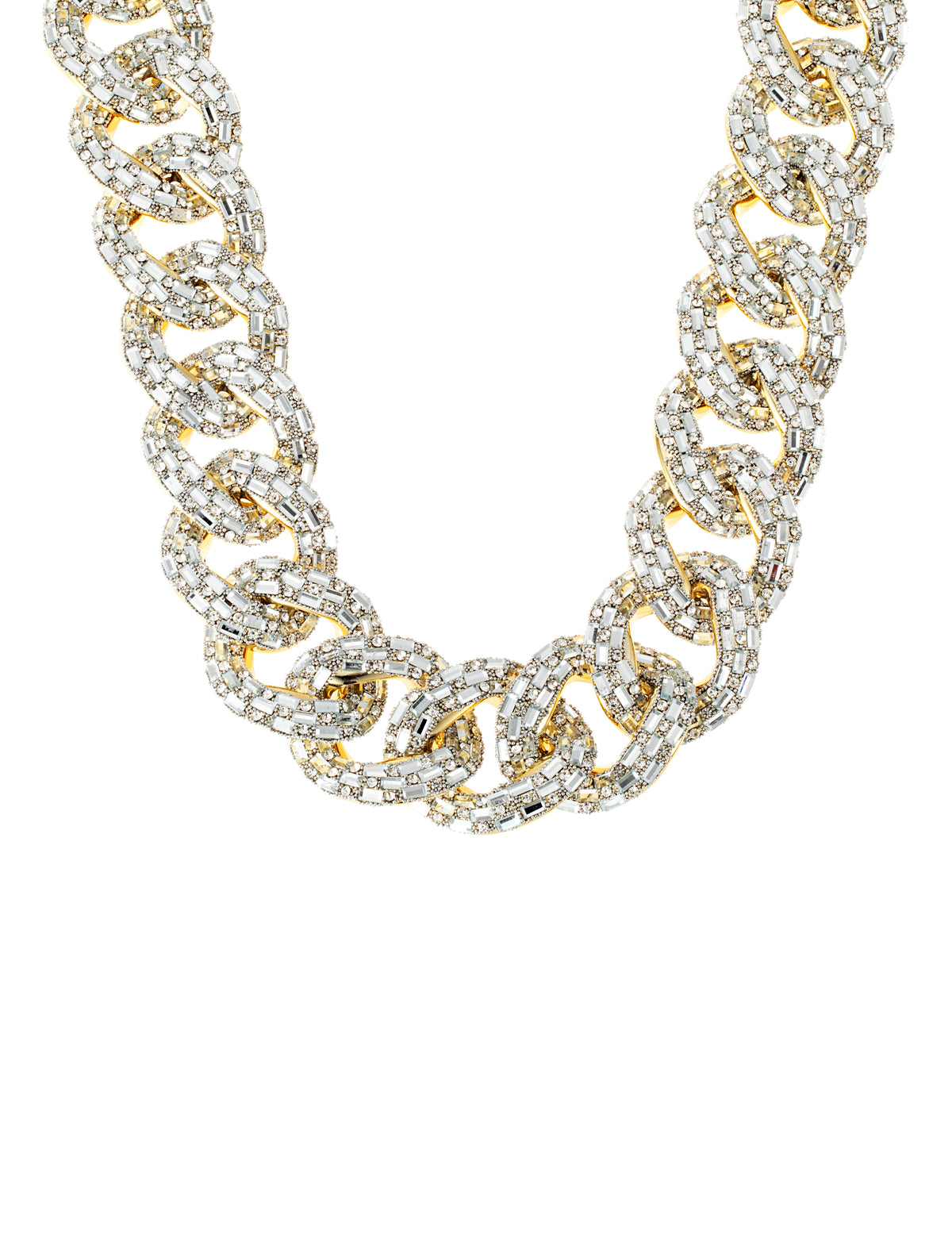 ByJolima Sparkle Crystal Necklace Gold