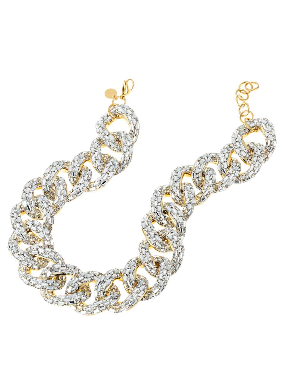 ByJolima Sparkle Crystal Necklace Gold