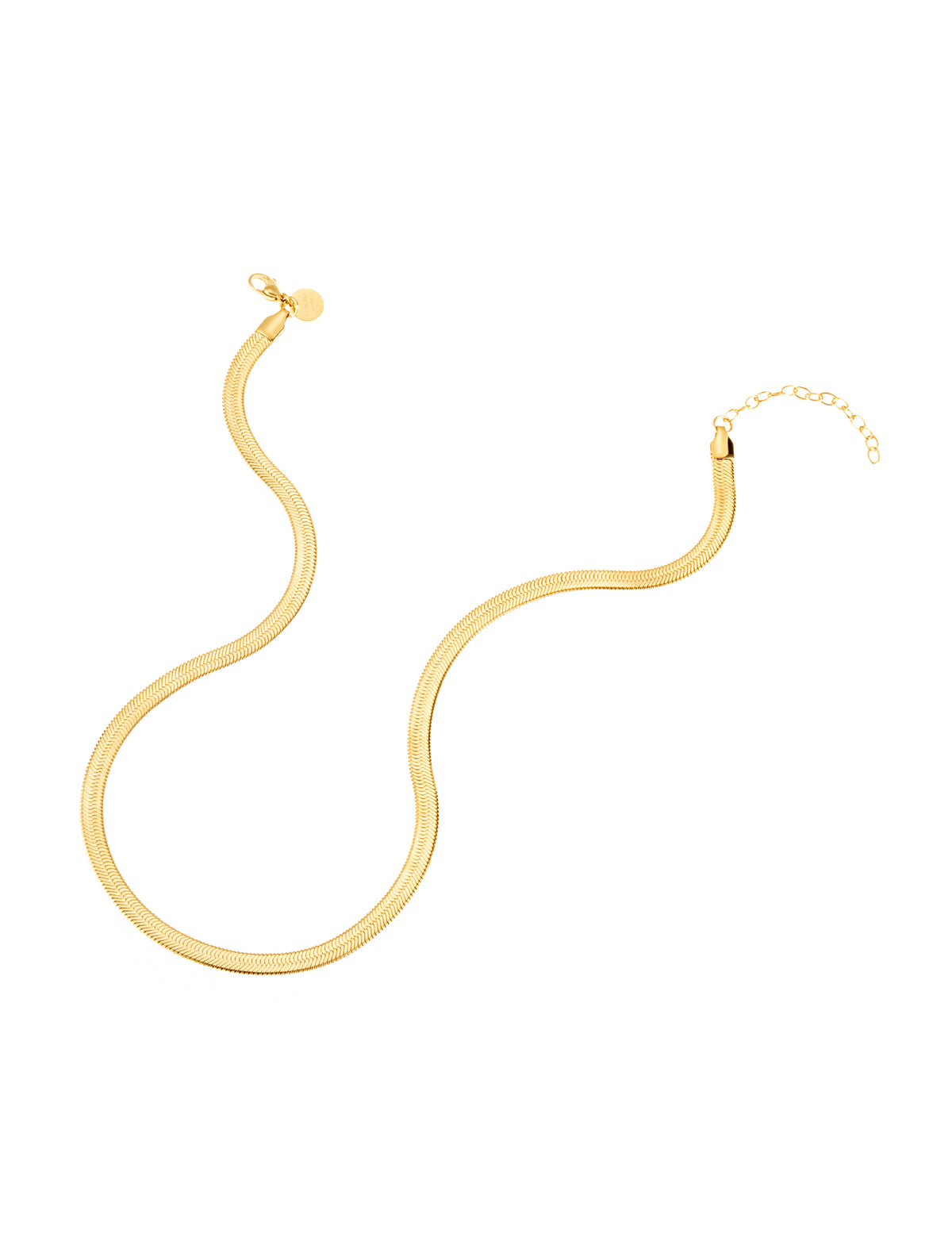 ByJolima Angeline large necklace gold