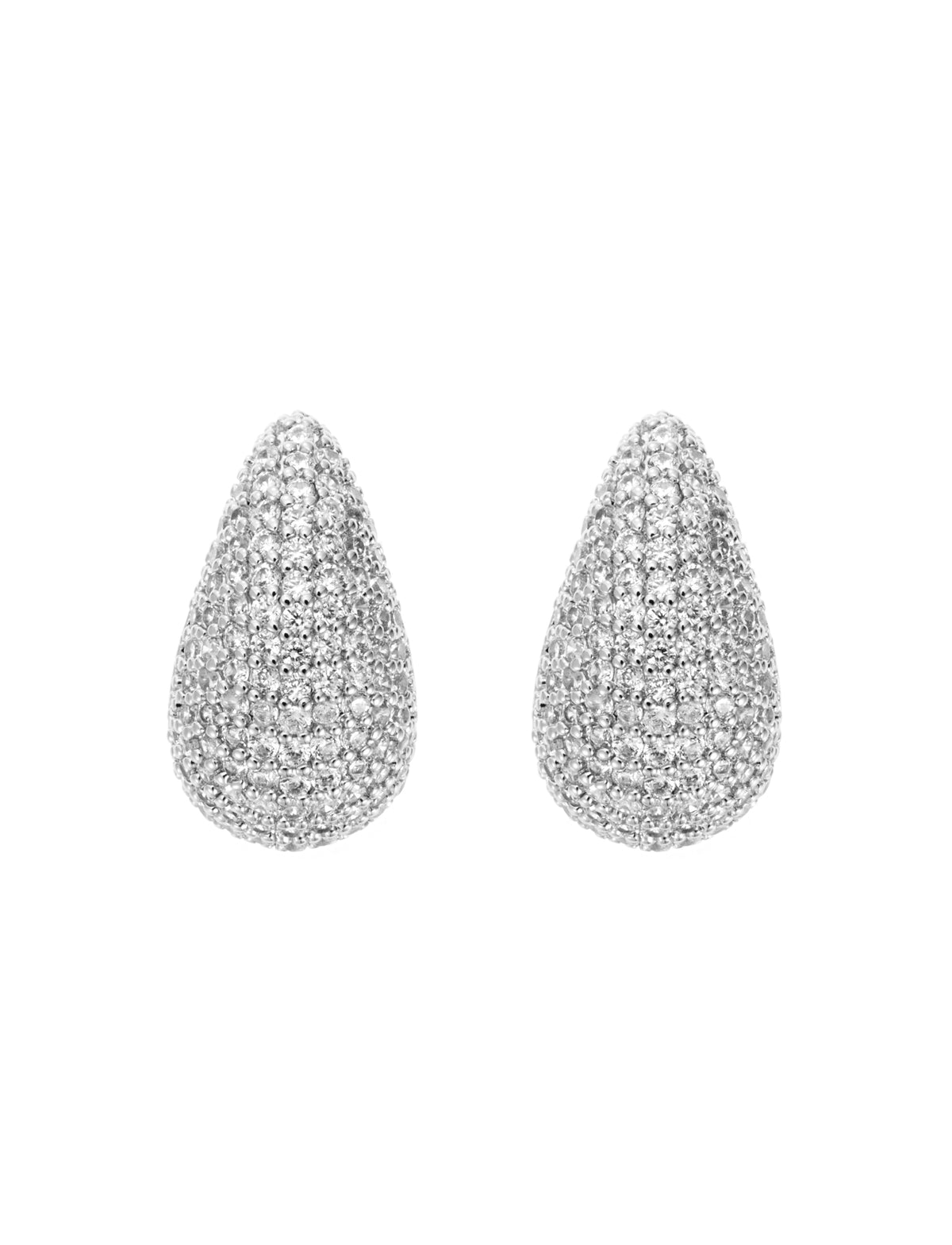 ByJolima Corinne Crystal Small Earring Silver – produktbilde 2