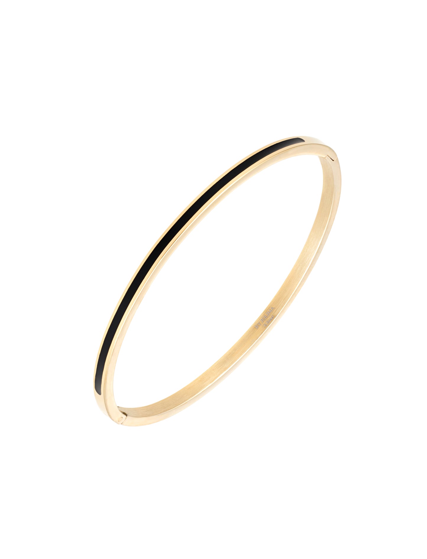 ByJolima Poppy Mini Bangle Black Gold